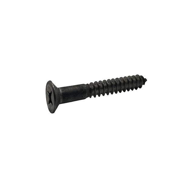 Suburban Bolt And Supply Wood Screw, 8, 1 in, Flat Head A0280100100F